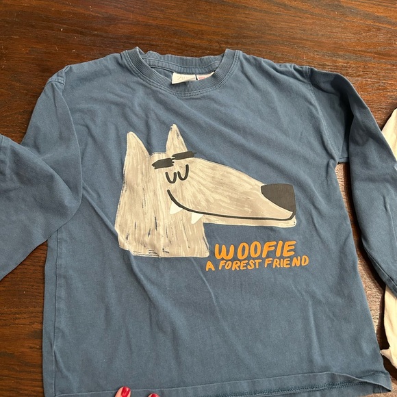 Boys Zara Kids Tees and Striped Pants Set - Picture 6 of 8